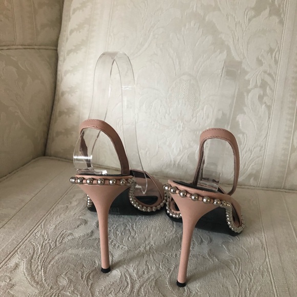 $795 Alexander Wang Nova leather slingback 36.5 - Picture 8 of 10